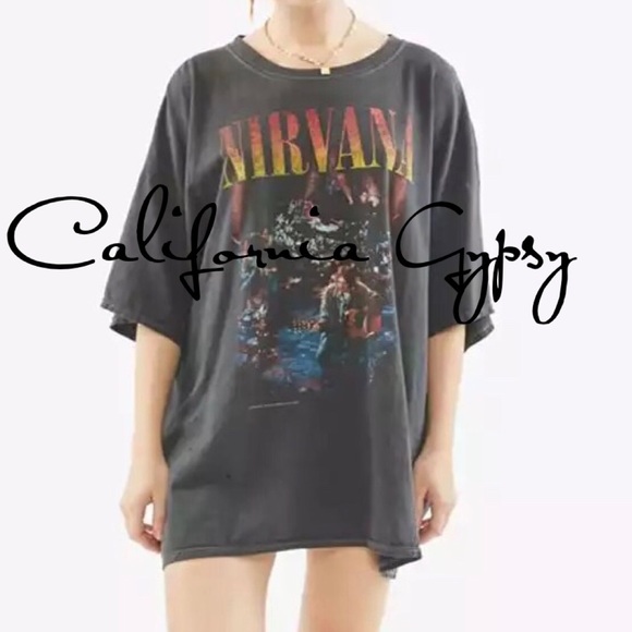 Nirvana Music Band Oversized T-shirt - Picture 13 of 14